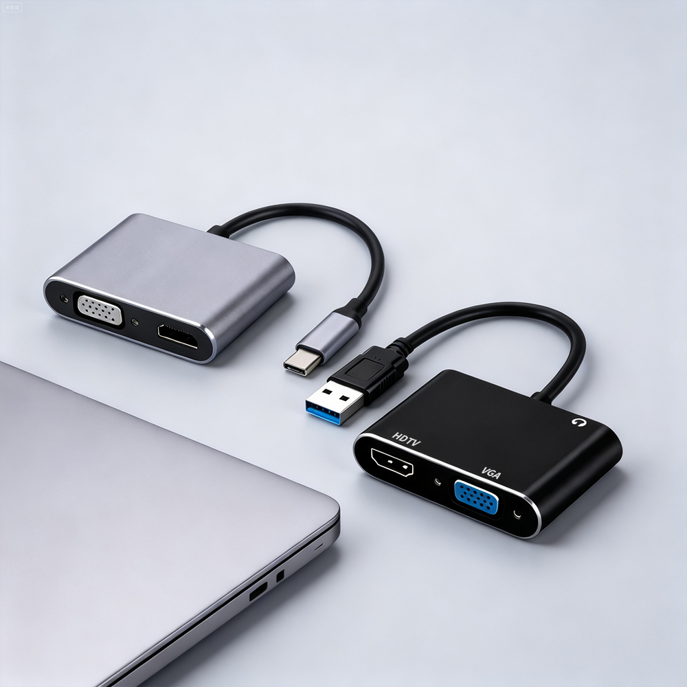 Hdmi Phone Adapter - Adaptor USB 3.0/TYPE-C ke HDMI VGA