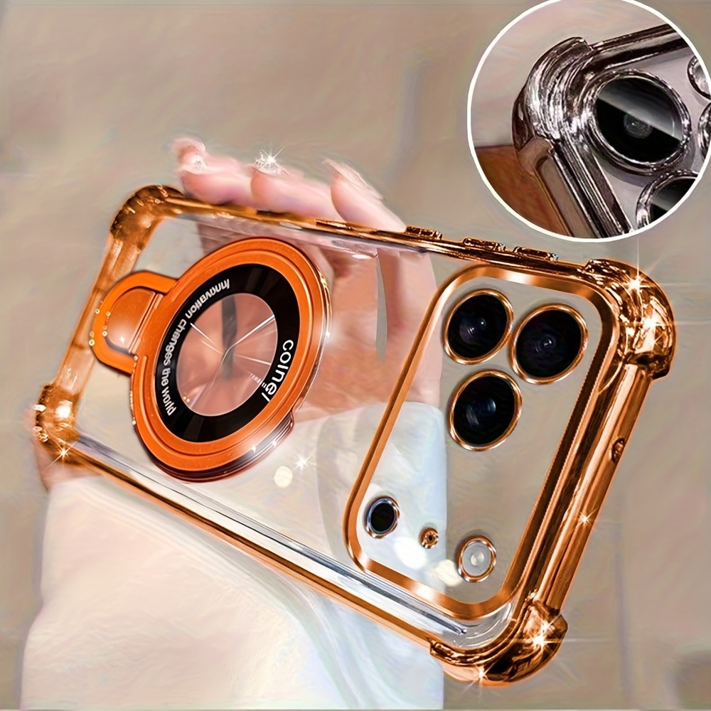 Phone Accessories Ring Holder - Casing Ponsel Lapisan Mewah untuk iPhone
