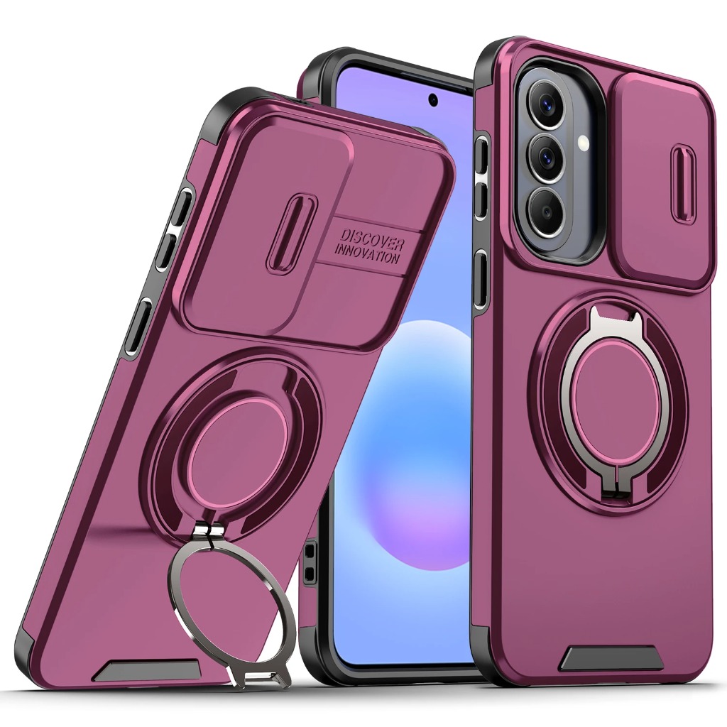 Phone Accessories Ring Holder - Casing Ponsel Armor dengan Penyangga Cincin