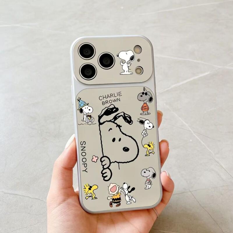 Phone Accessories From China - Casing Ponsel Snoopy Seri Cermin Kawaii,