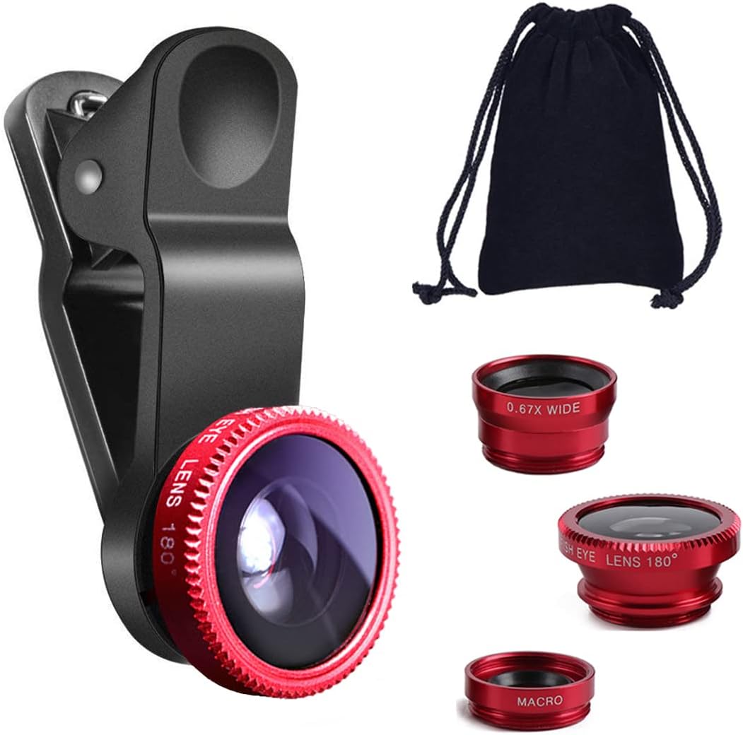 Lens Camera Clip - Lensa Kamera Mikro Sudut Lebar Fisheye