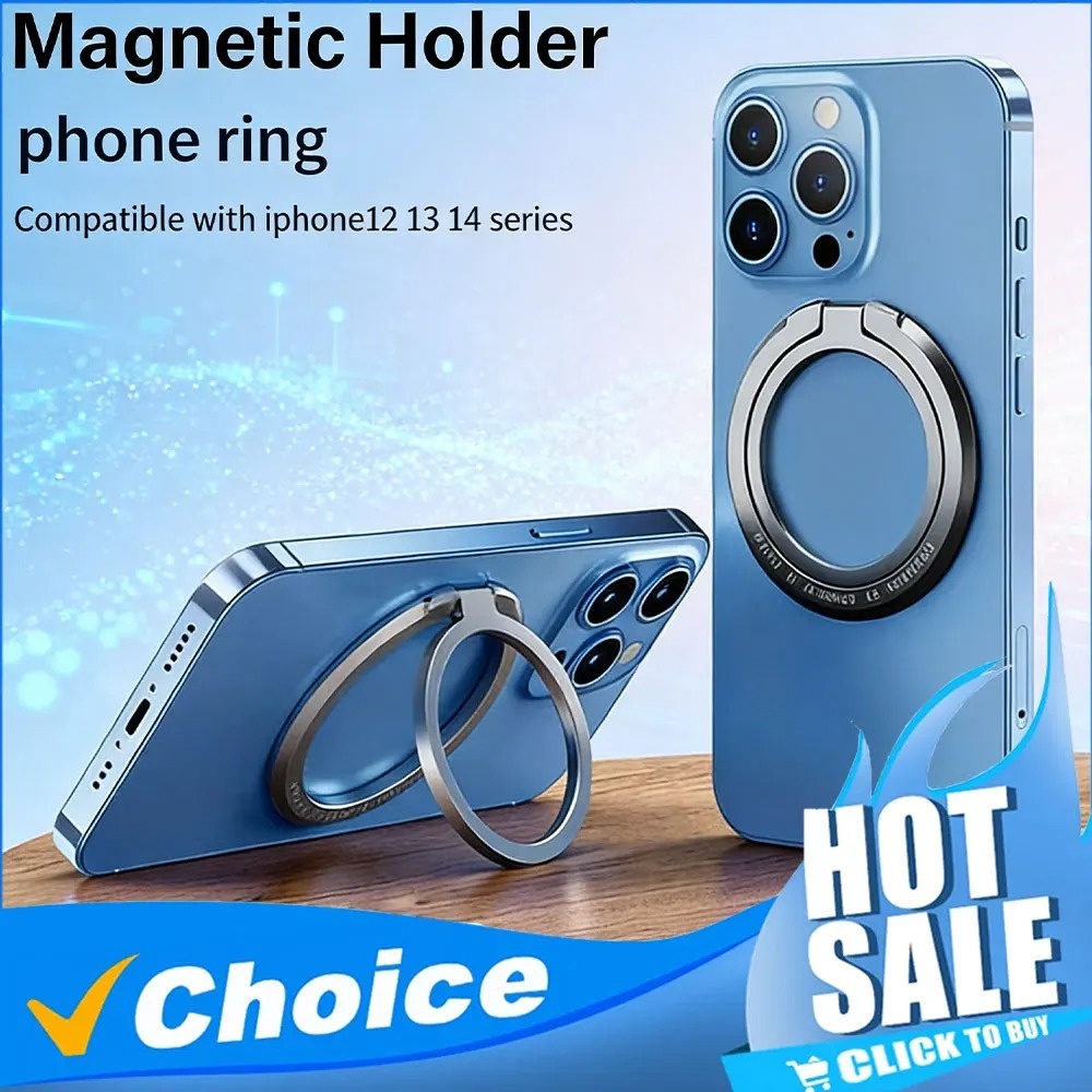 Phone Accessories And Gadget - Penyangga Ponsel Magnetik dengan Pegangan Jari