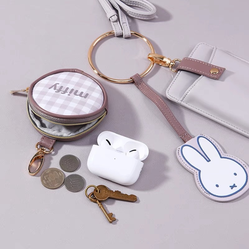 Phone Accessories For Teens - Set Kantong Ponsel Miffy Kawaii Gantungan