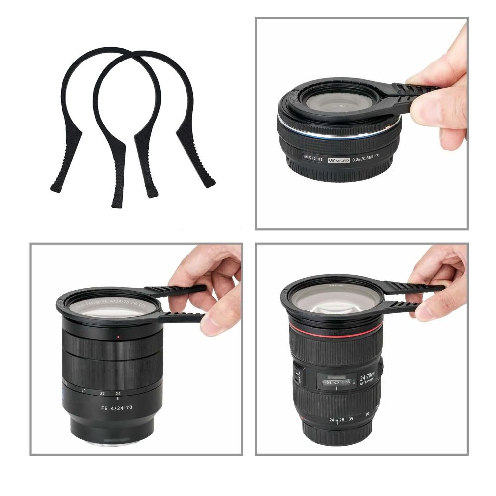 Lens Camera Clip - 2 Buah Kunci Pas Filter Lensa