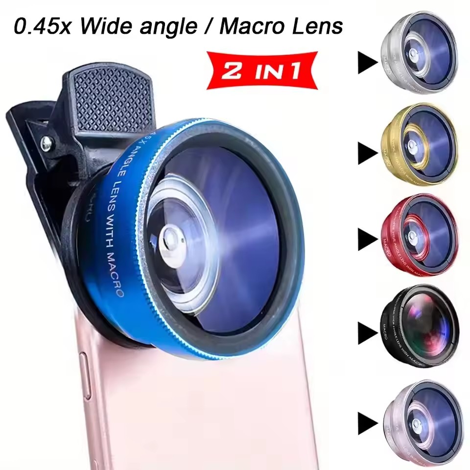 Lensa Ponsel Profesional 2 in  - Lens Camera Clip ulasan dan harga