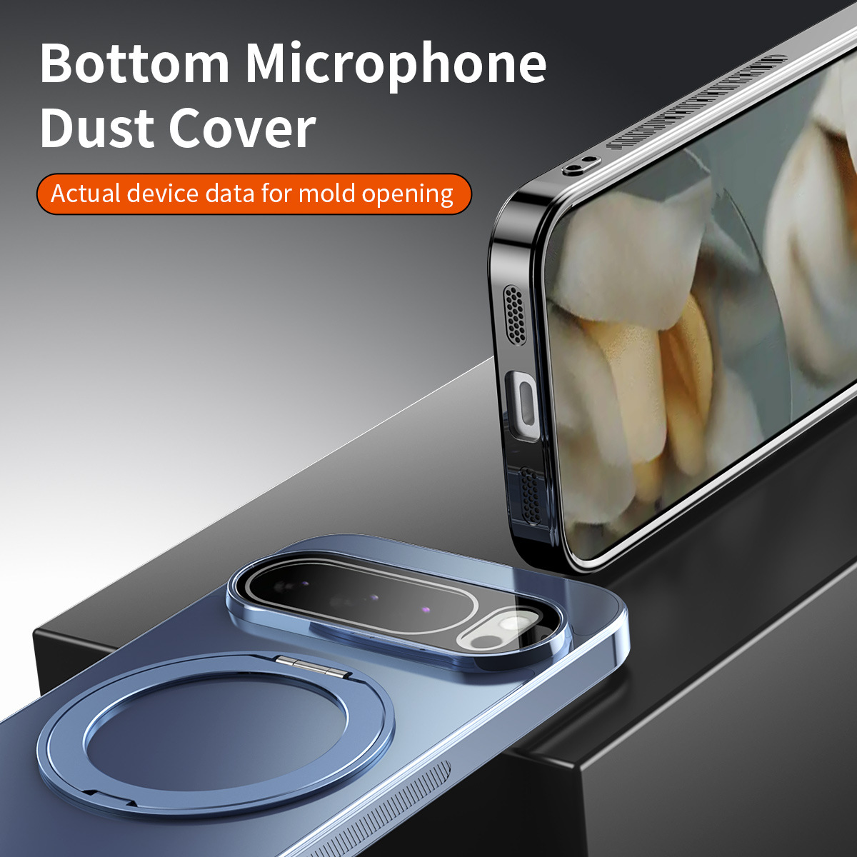 360 °   Casing Ponsel Magnetik - Phone Accessories Ring Holder ulasan dan harga