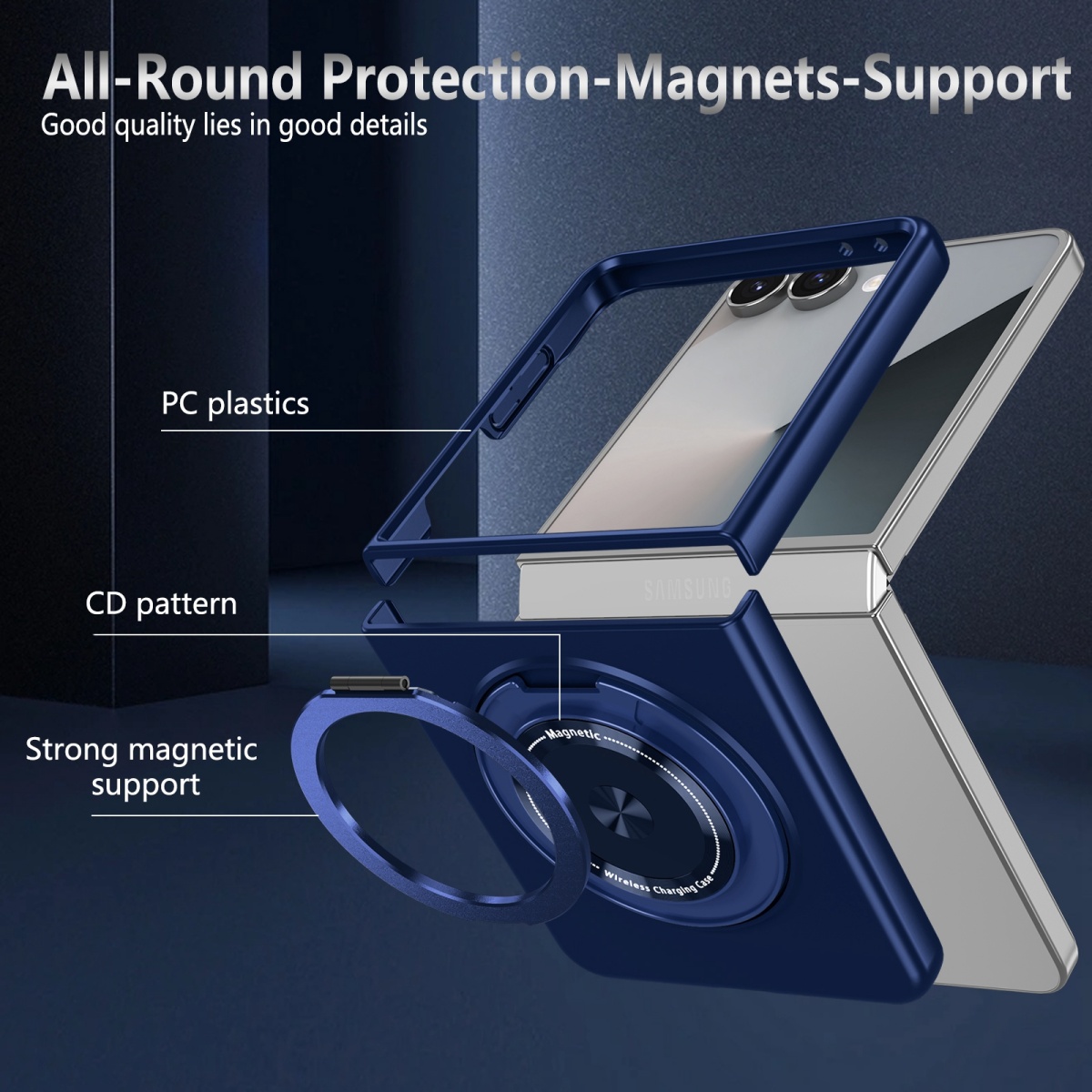 Casing Ponsel Tempat Cincin Pu - Phone Accessories Ring Holder ulasan dan harga