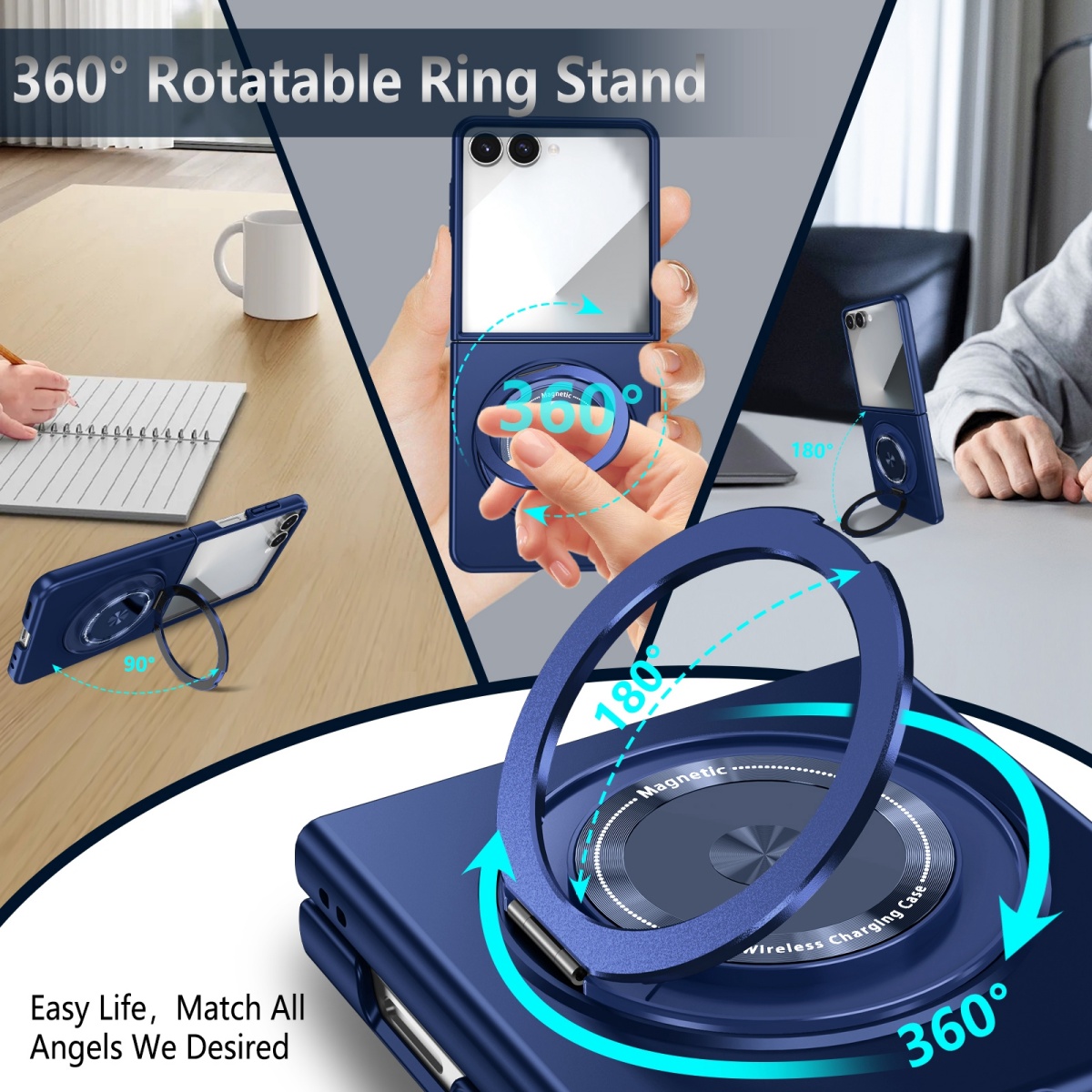 Casing Ponsel Tempat Cincin Pu - Phone Accessories Ring Holder ulasan dan harga