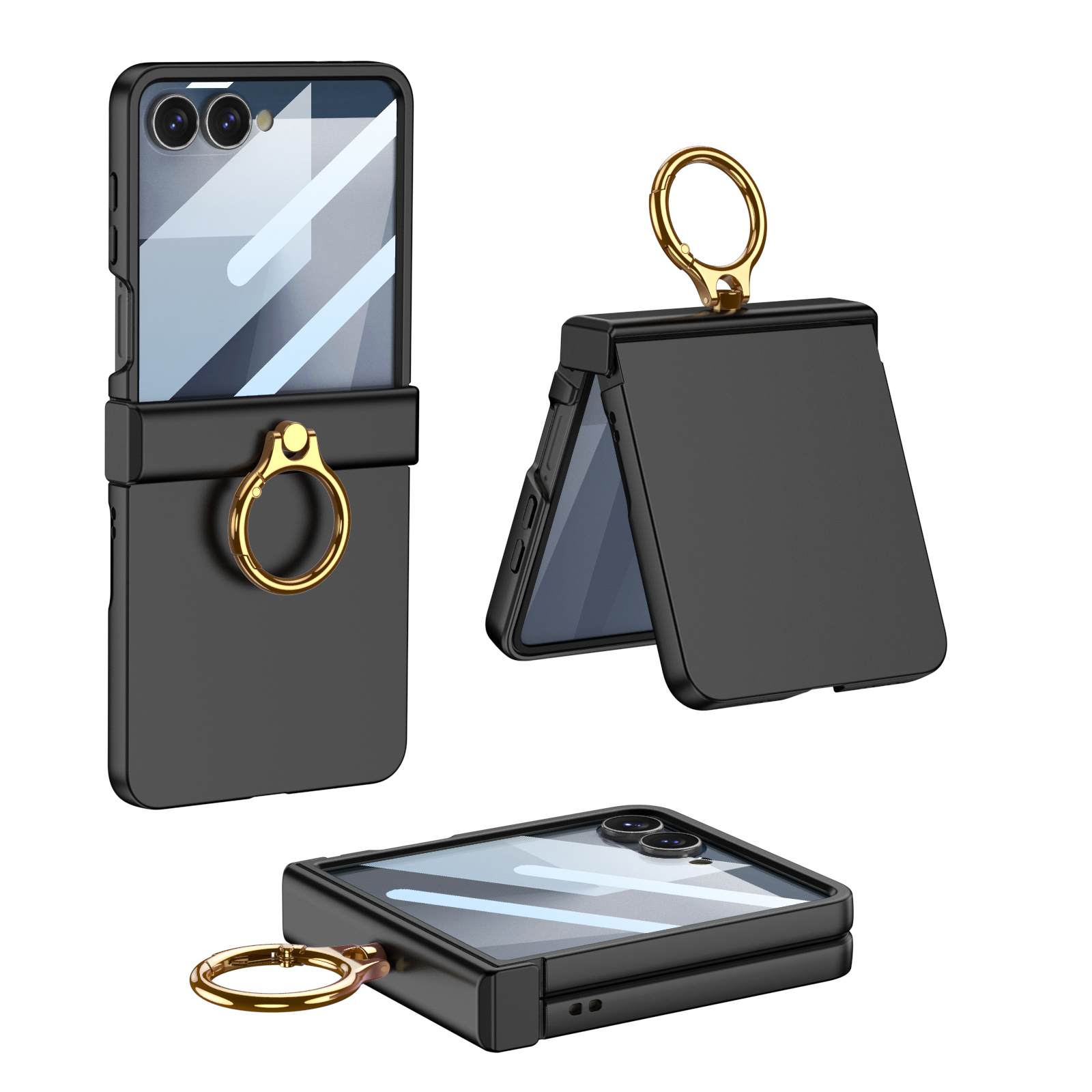 Untuk Samsung Z Flip 7 Casing  - Phone Accessories Ring Holder ulasan dan harga