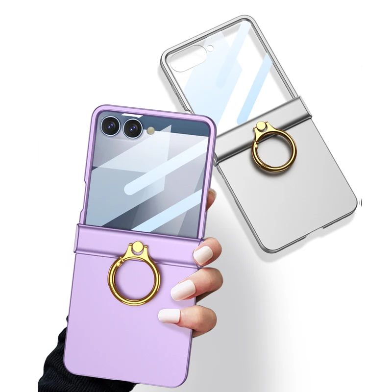 Untuk Samsung Z Flip 7 Casing  - Phone Accessories Ring Holder ulasan dan harga