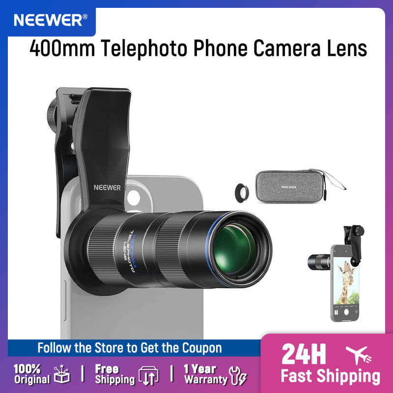 Lensa Kamera Telefoto NEEWER 4 - Lens Camera Clip ulasan dan harga