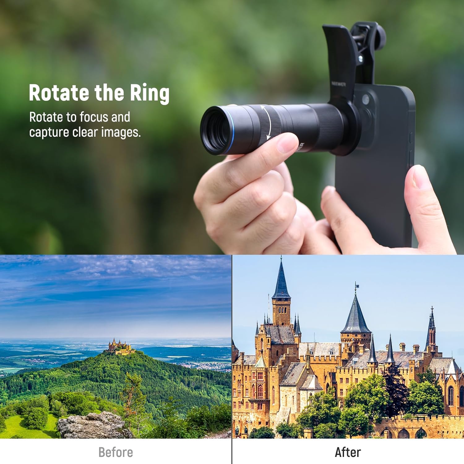 Lensa Kamera Telefoto NEEWER 4 - Lens Camera Clip ulasan dan harga