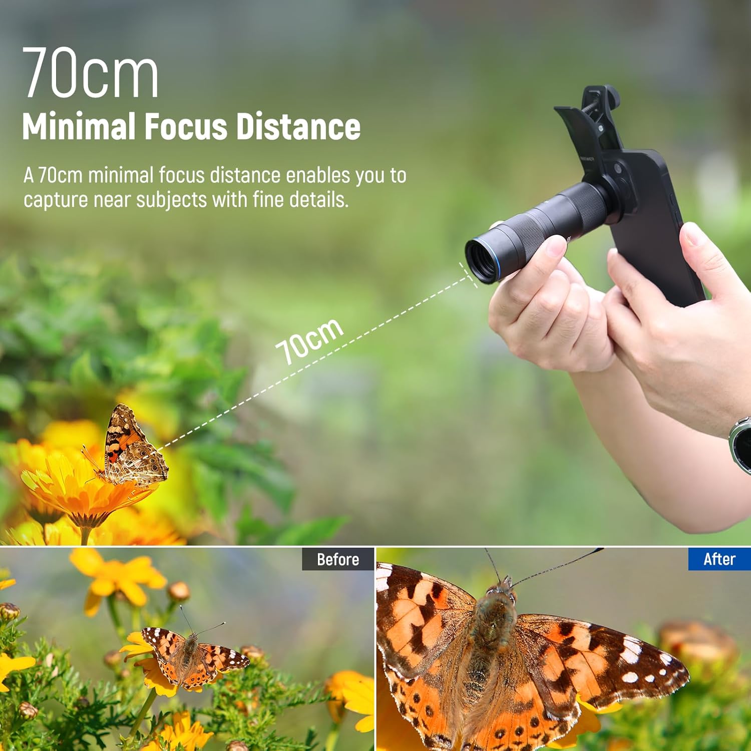 Lensa Kamera Telefoto NEEWER 4 - Lens Camera Clip ulasan dan harga