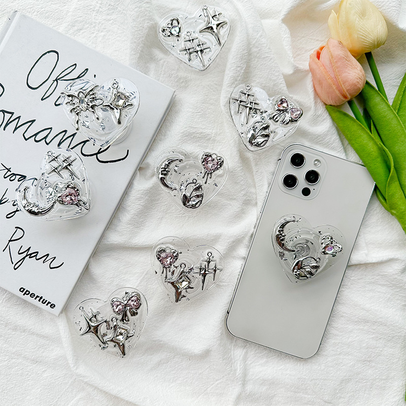 Penyangga Ponsel Clear Heart P - Phone Accessories And Gadget ulasan dan harga