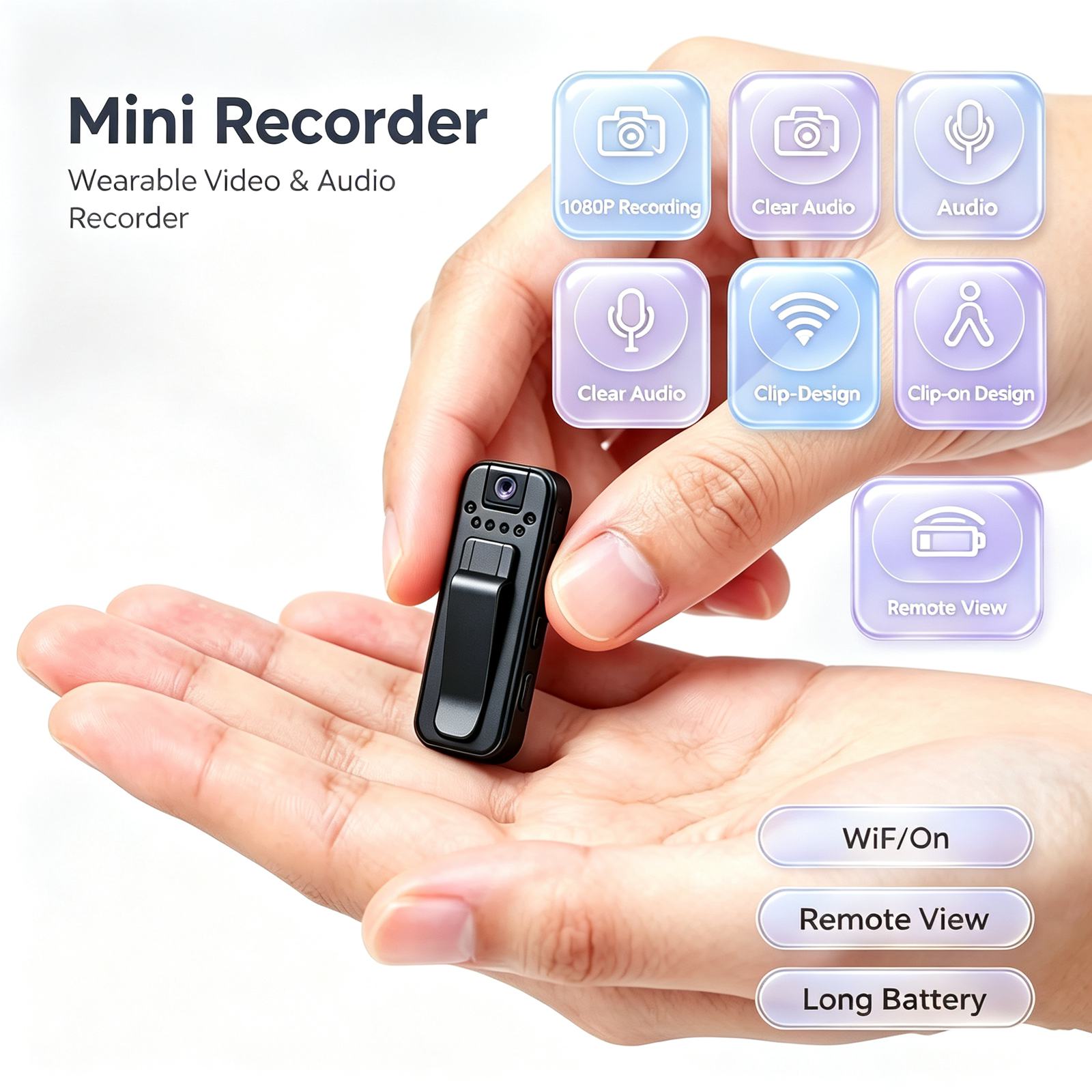 Kamera Tubuh Mini A23 Perekam  - Lens Camera Clip ulasan dan harga