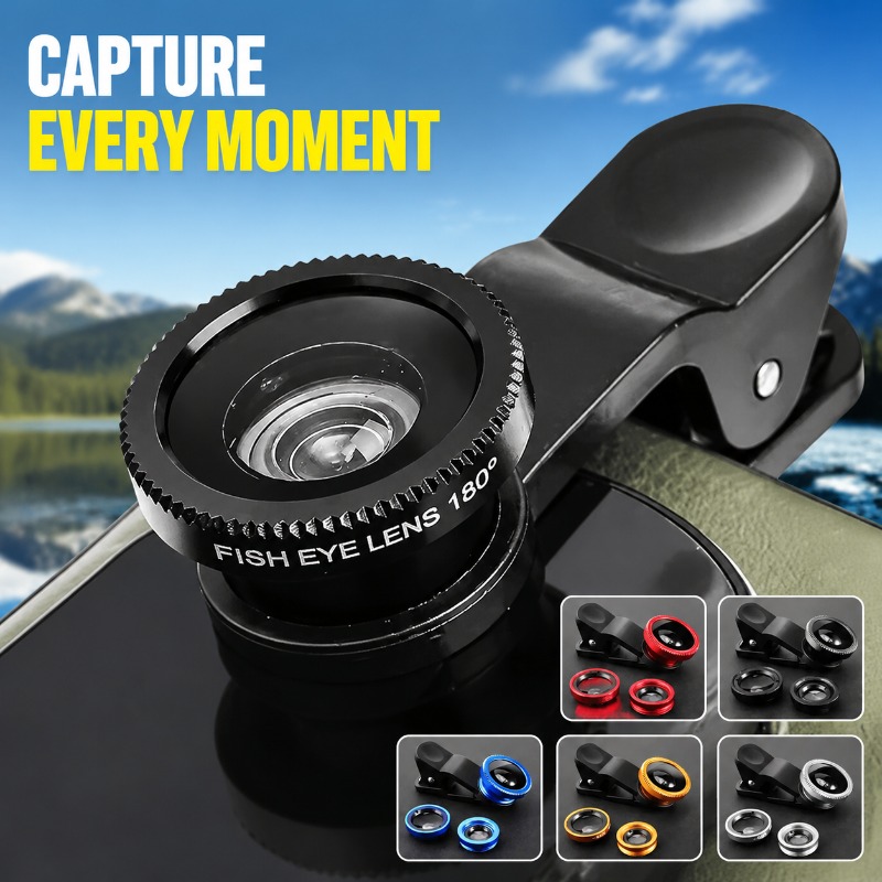 Kit Lensa Kamera Ponsel Univer - Lens Camera Clip ulasan dan harga