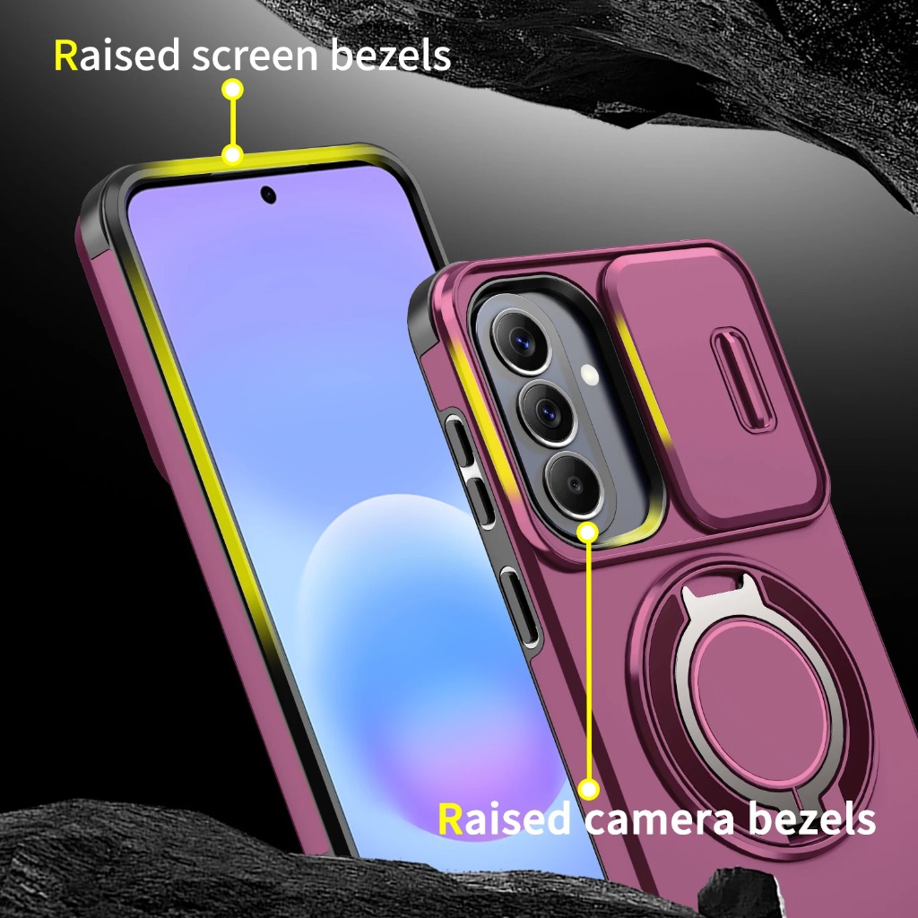 Casing Ponsel Armor dengan Pen - Phone Accessories Ring Holder ulasan dan harga