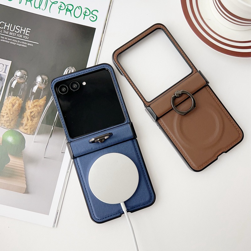 Casing Ponsel Kulit dengan Rin - Phone Accessories Ring Holder ulasan dan harga