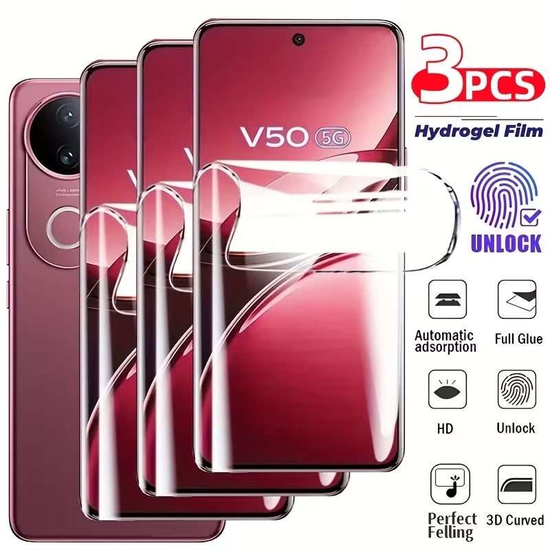 3Pcs Film Hidrogel Untuk Vivo  - Vivo X200 ulasan dan harga