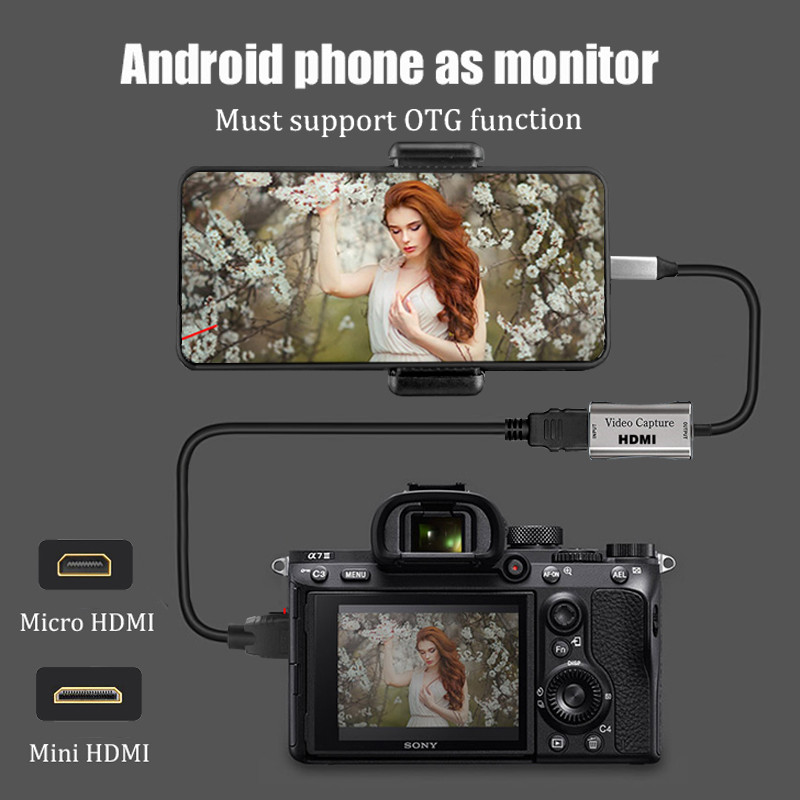 Adaptor HDMI 4K kartu pengambi - Hdmi Phone Adapter ulasan dan harga