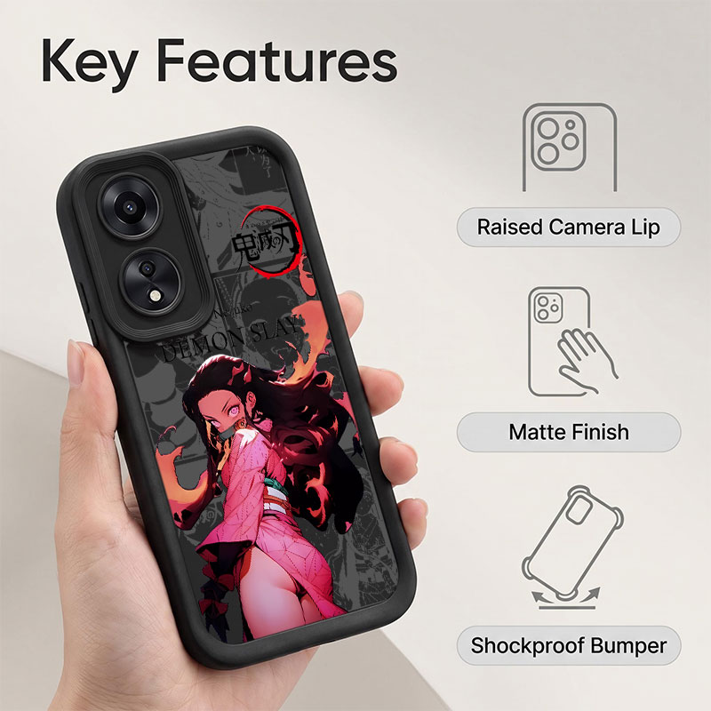 Casing Ponsel Silikon Demon Sl - Phone Accessories Demon Slayer ulasan dan harga