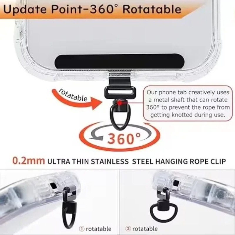Klip Tali Ponsel Putar 360 Der - Phone Accessories Ring Holder ulasan dan harga
