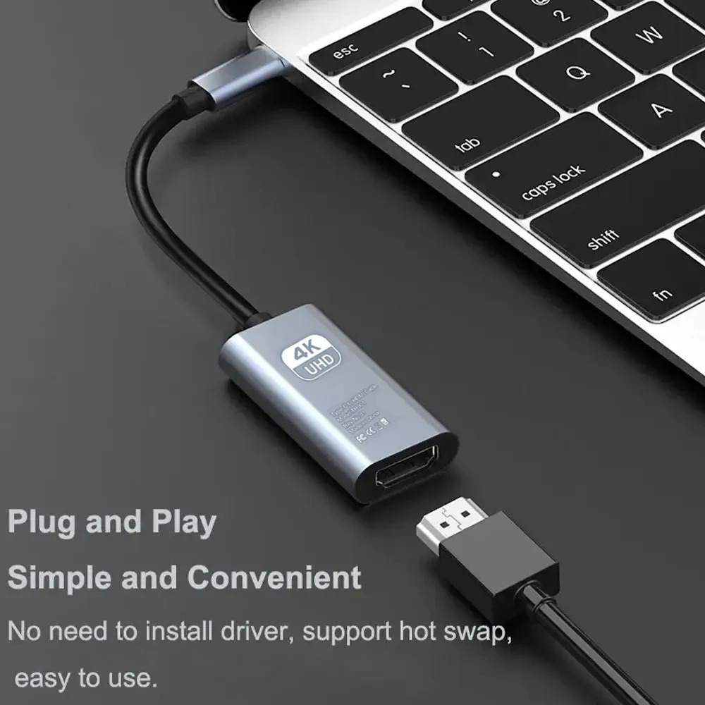 Adaptor USB C Ke HDMI 8K 4K 12 - Hdmi Phone Adapter ulasan dan harga