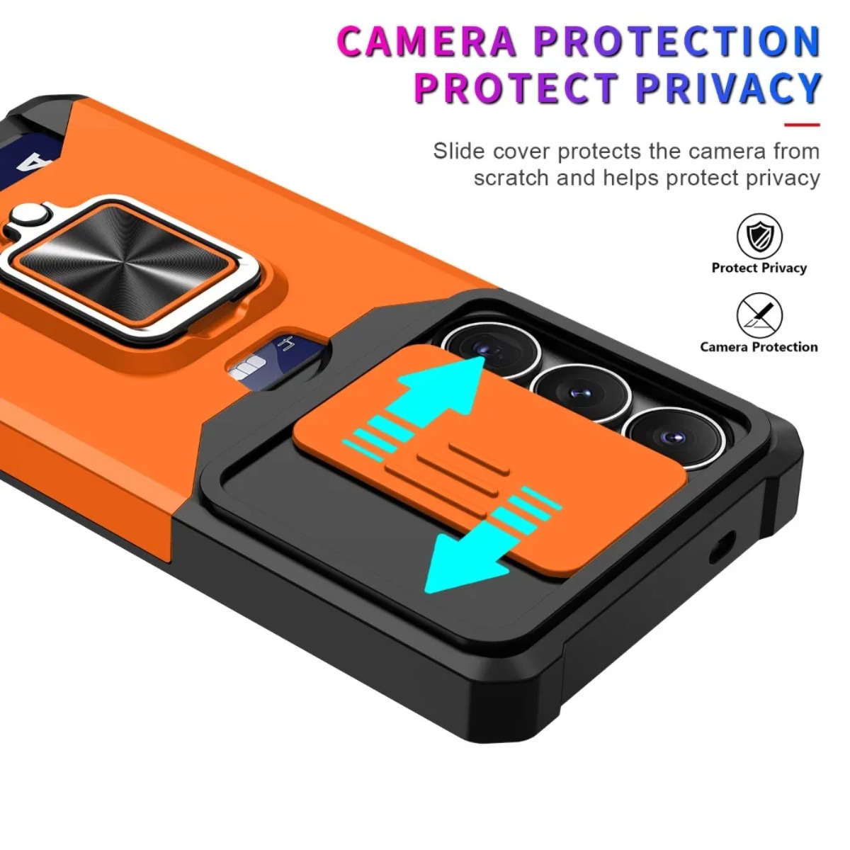 Casing Ponsel dengan Slot Kart - Phone Accessories Ring Holder ulasan dan harga