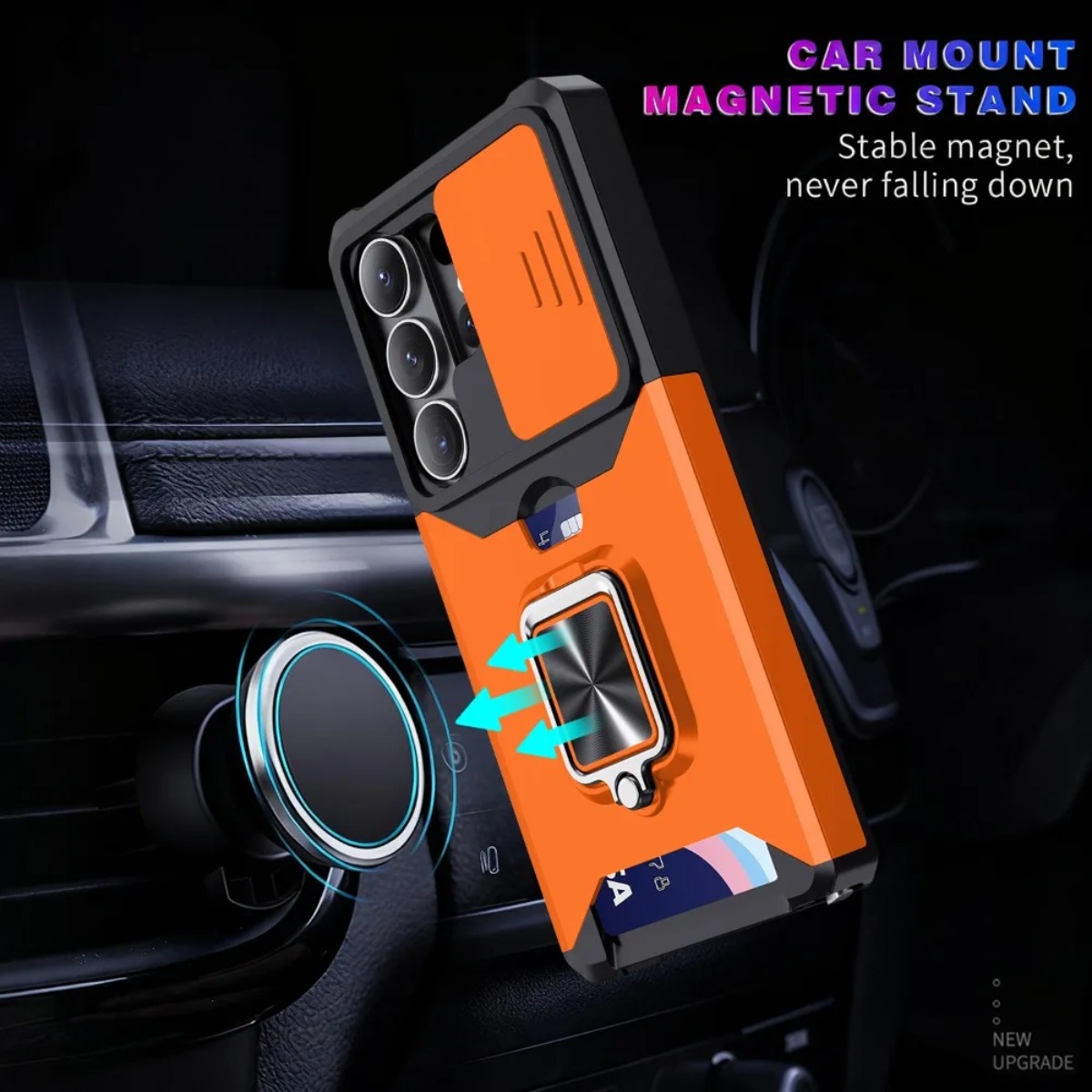 Casing Ponsel dengan Slot Kart - Phone Accessories Ring Holder ulasan dan harga