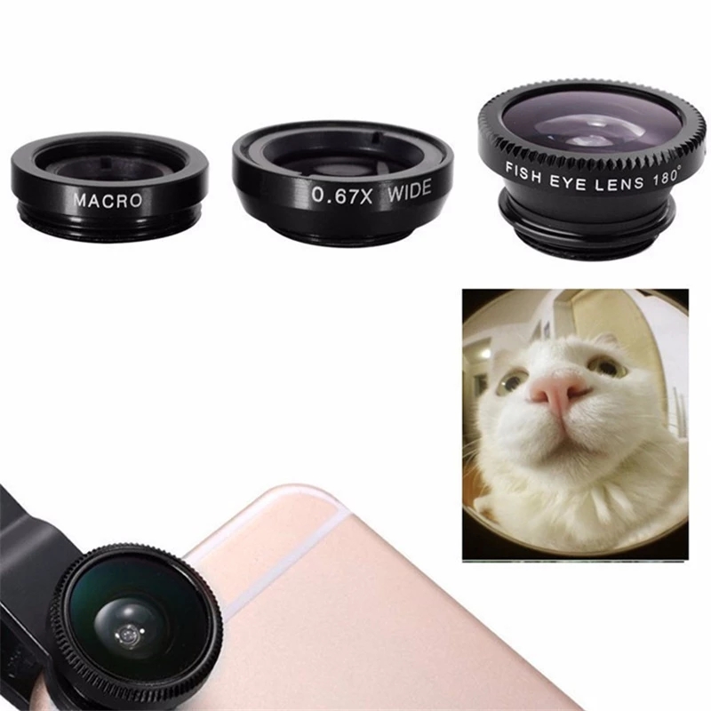 Lensa Kamera Mikro Sudut Lebar - Lens Camera Clip ulasan dan harga