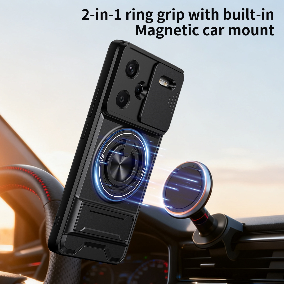 Casing Ponsel Lensa Geser untu - Phone Accessories Ring Holder ulasan dan harga
