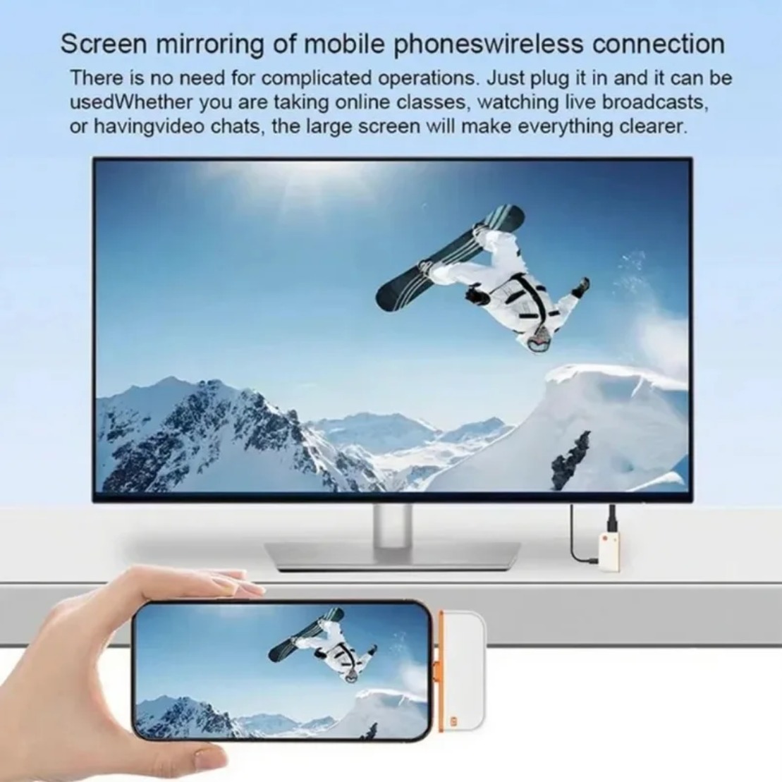 50M Tipe C HDMI-Kompatibel den - Hdmi Phone Adapter ulasan dan harga